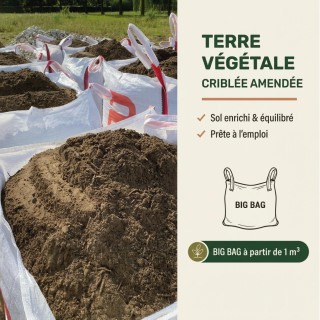 Terre Végétale en Big Bag 1m³ | Livraison Yvelines (78) | CSBMatériaux